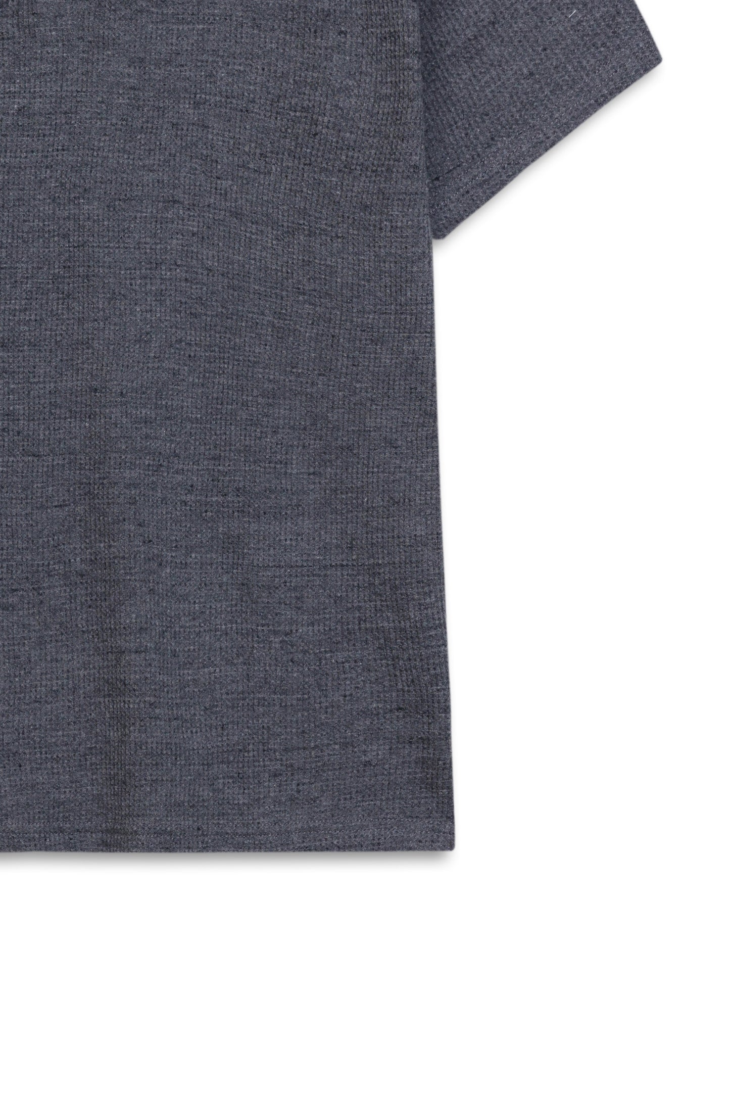 Urban Waffle Texture Knit Polo Shirt