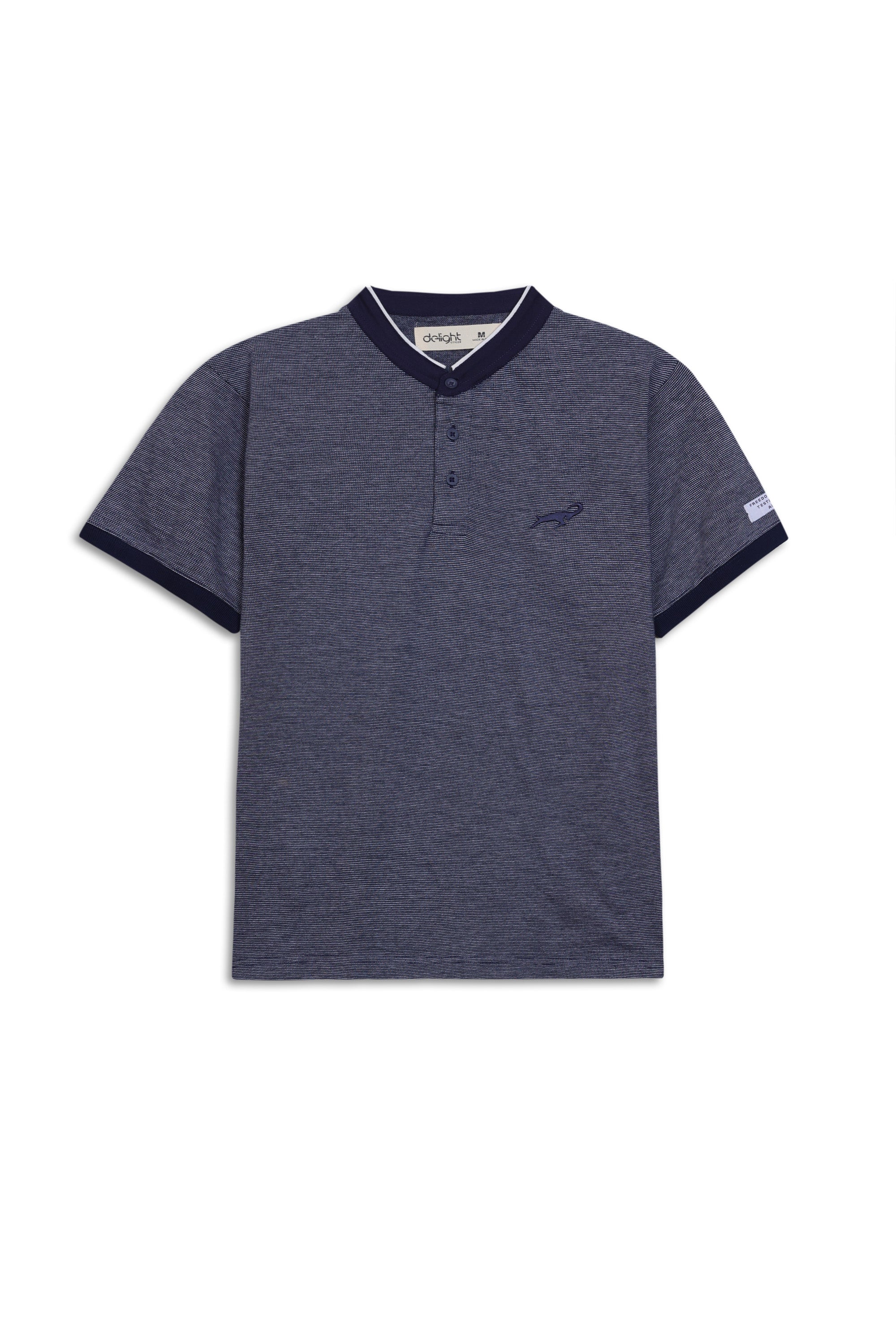 Linear Jacquard Zen Polo