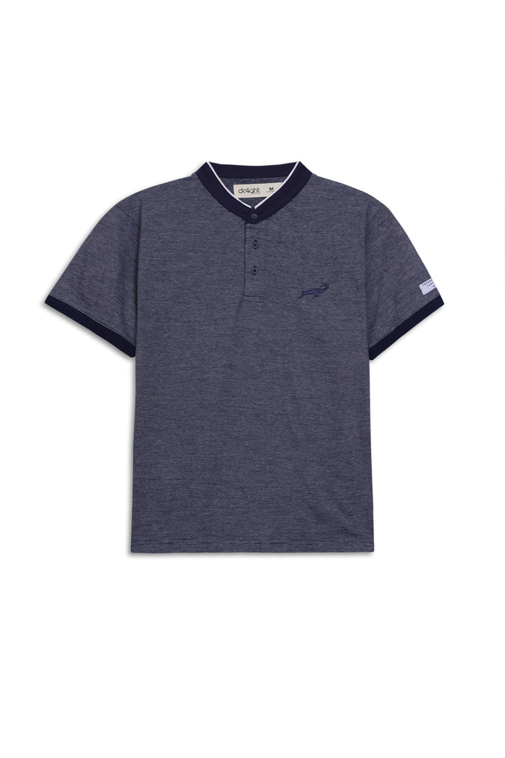 Linear Jacquard Zen Polo