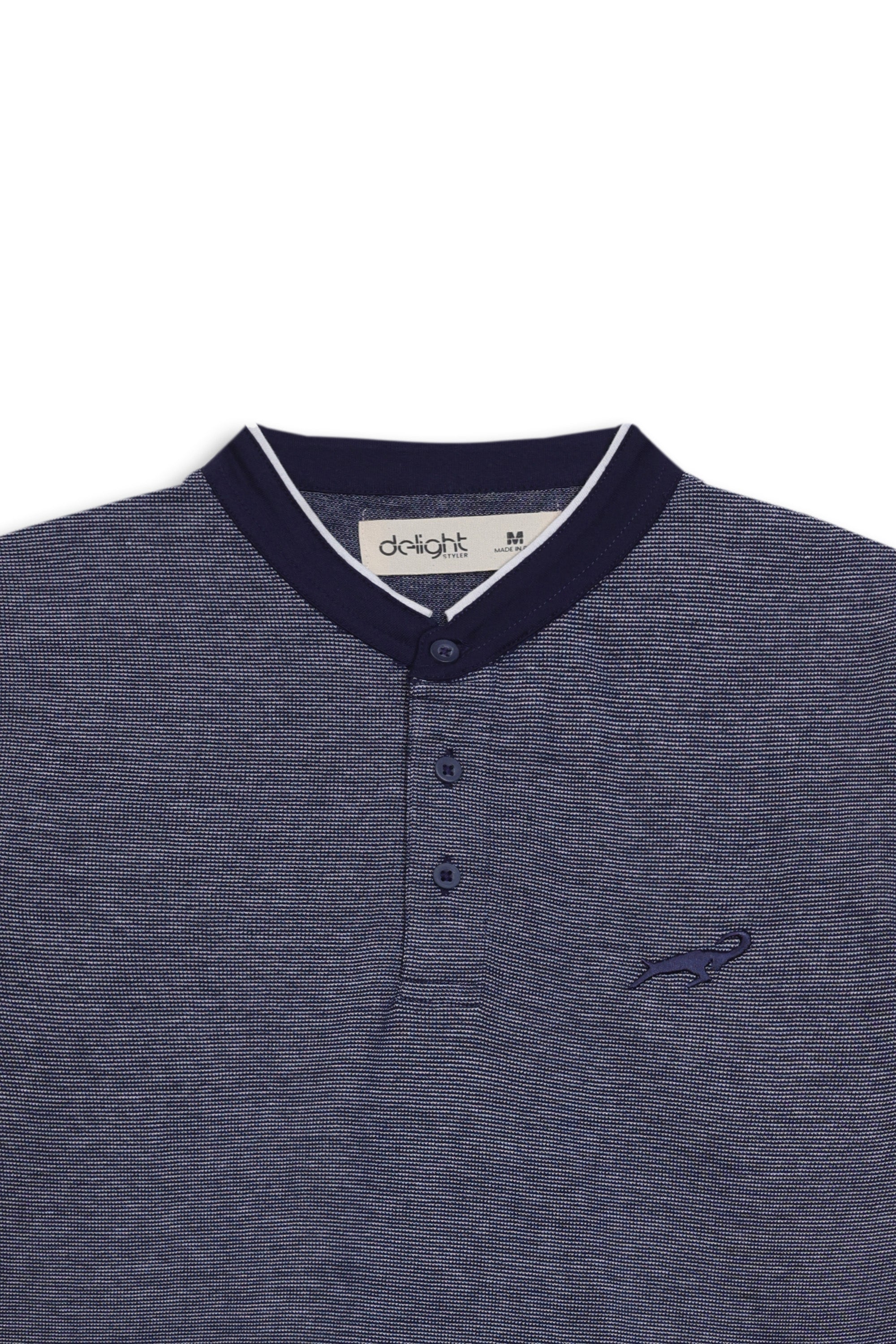Linear Jacquard Zen Polo