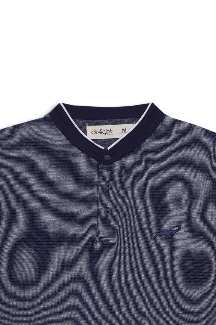 Linear Jacquard Zen Polo