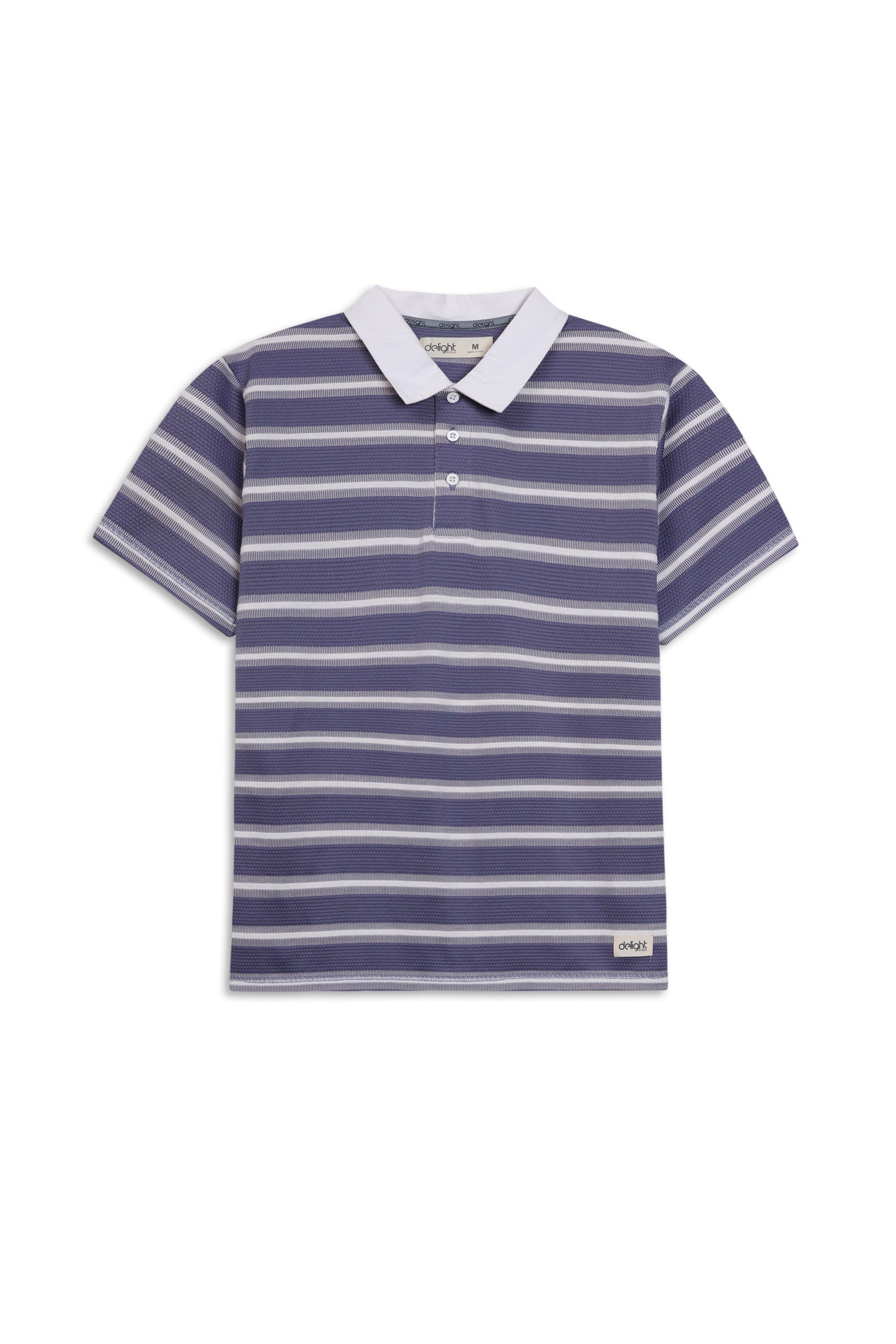 Urban Texture Rugby Collar Polo