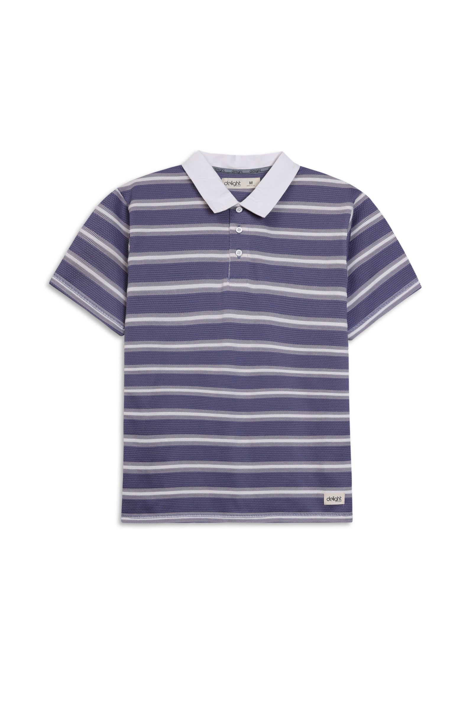 Urban Texture Rugby Collar Polo