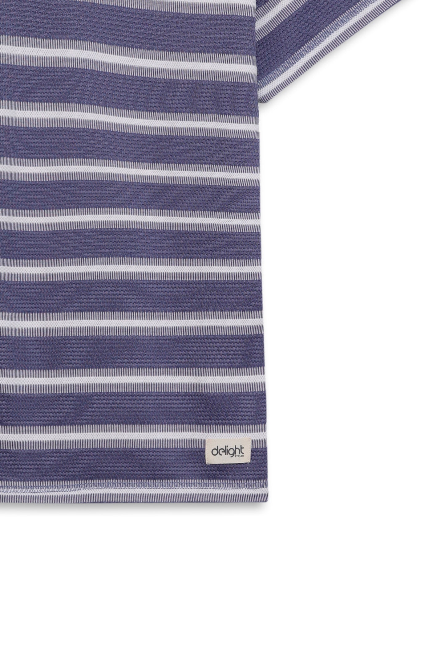 Urban Texture Rugby Collar Polo