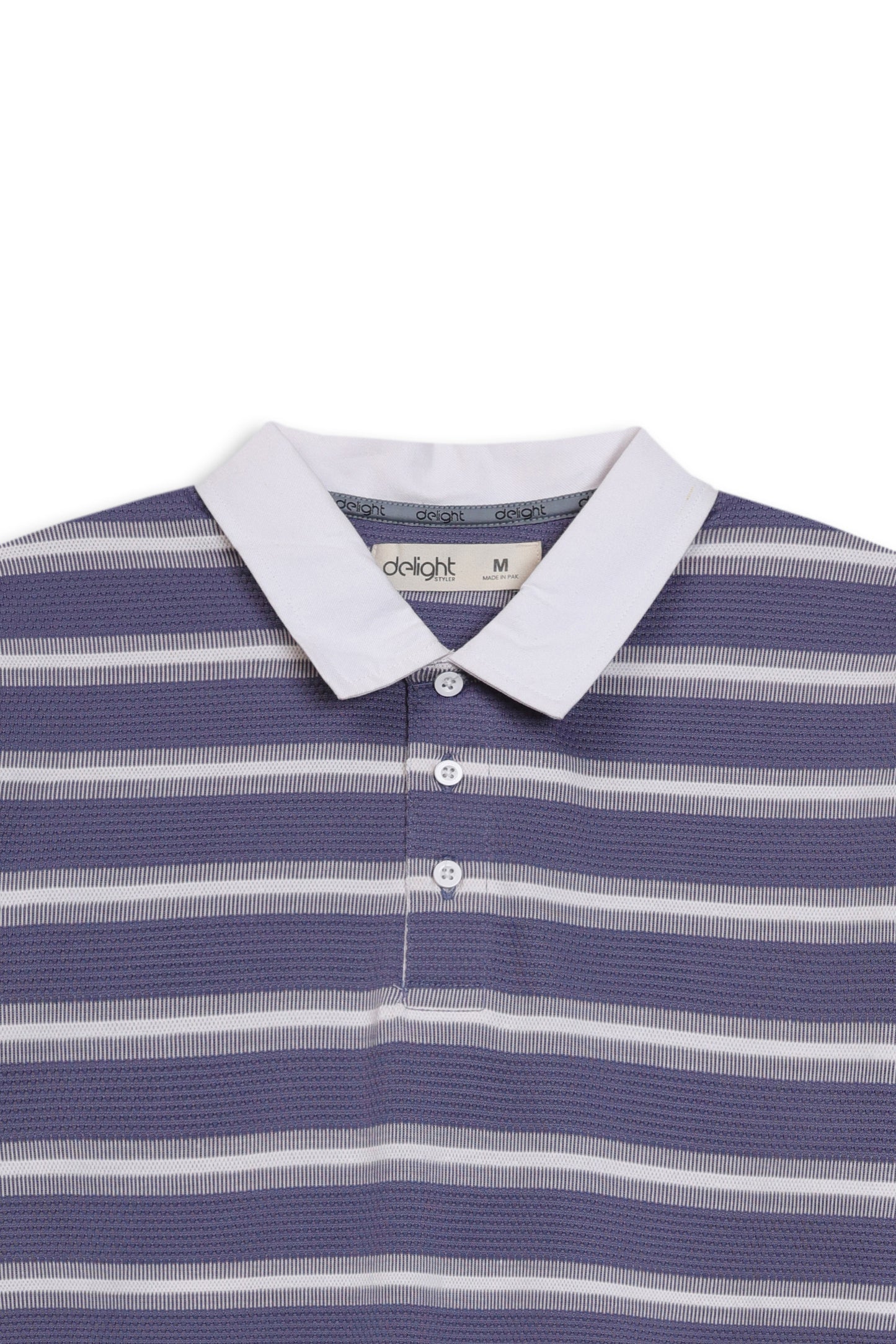 Urban Texture Rugby Collar Polo