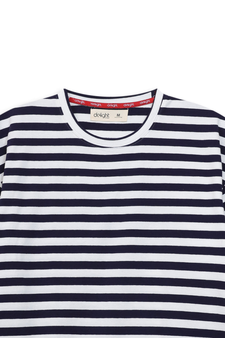 Nova Stripe Drop Shoulder Tee
