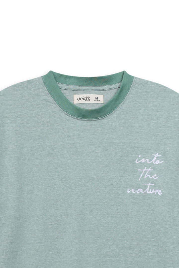 Relaxed Drop-Shoulder Men Tee