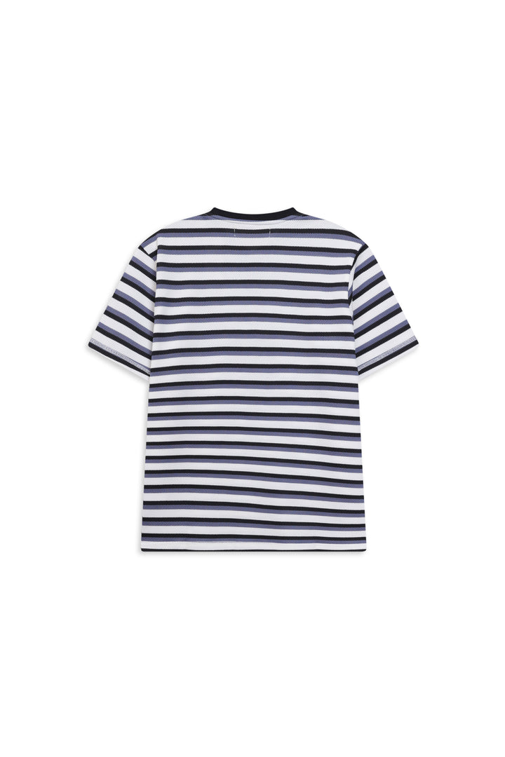 Urban Stripe Henley Oversized Tee