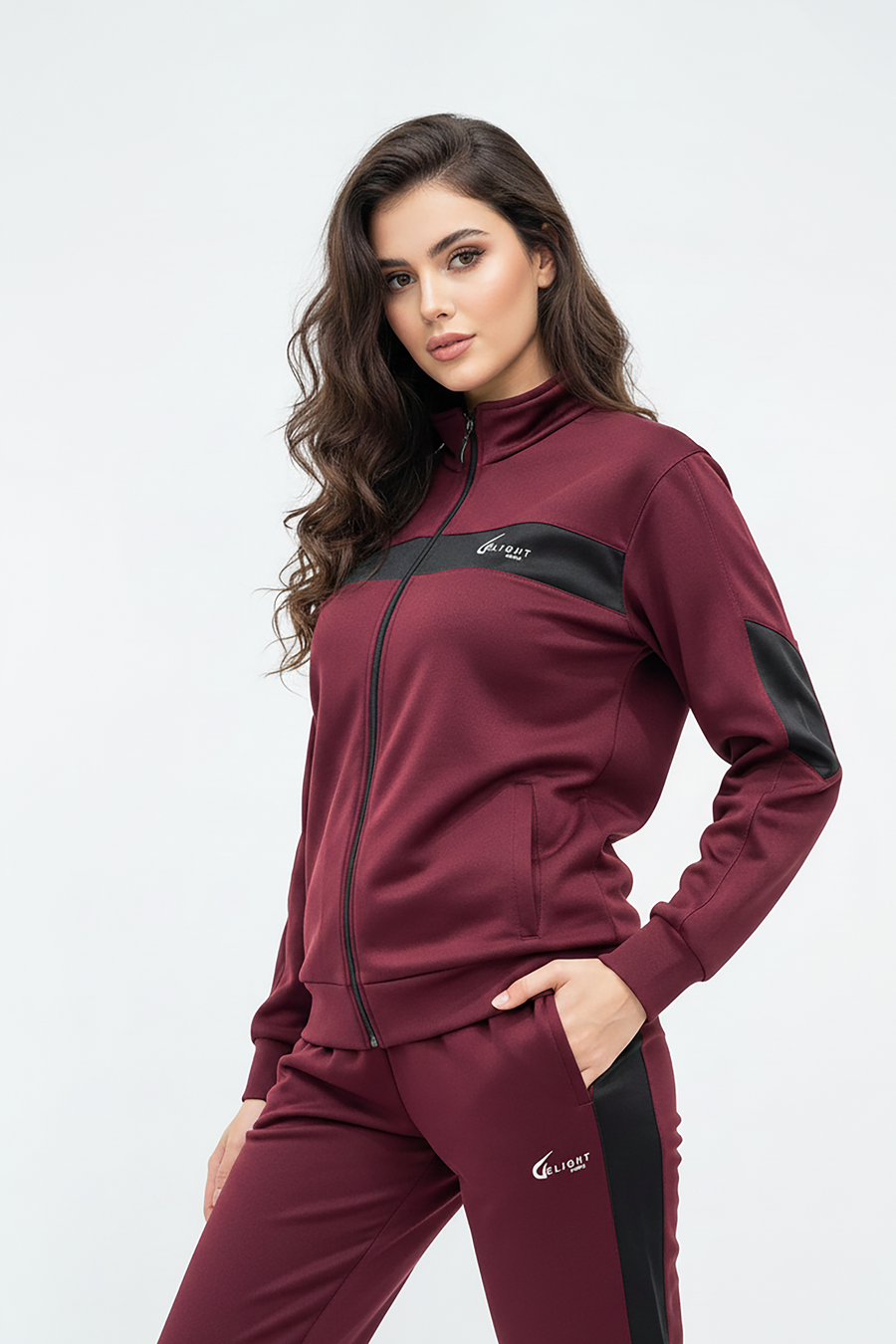 Sleek Panel Scuba Tracksuit