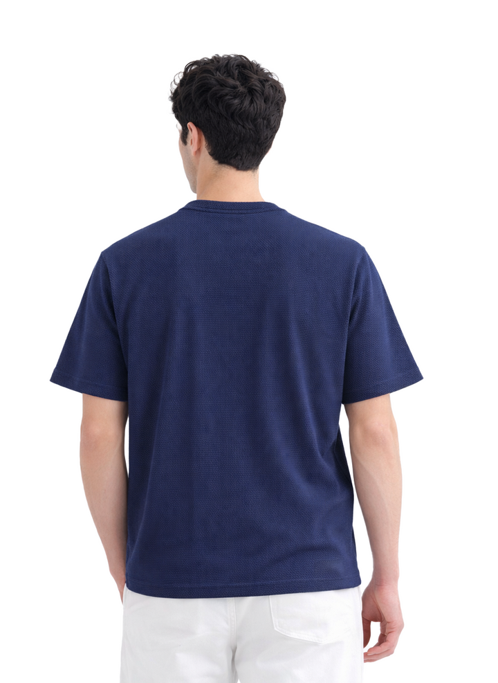 Boxy Fit Oversized Tee with Pocket