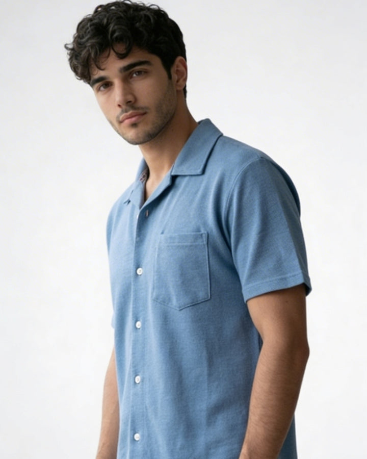 Polished Fiber Textured Shirt