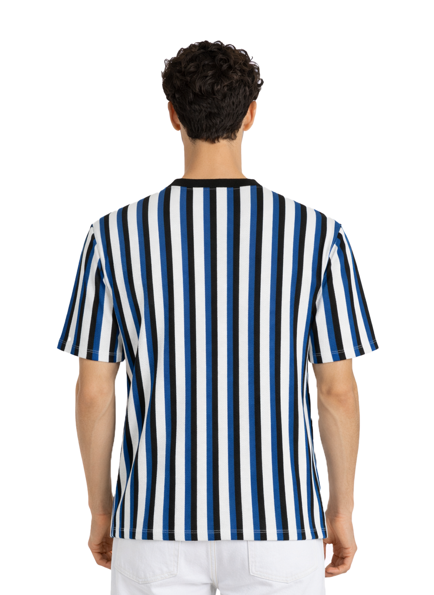 Stripe Textured T-Shirt
