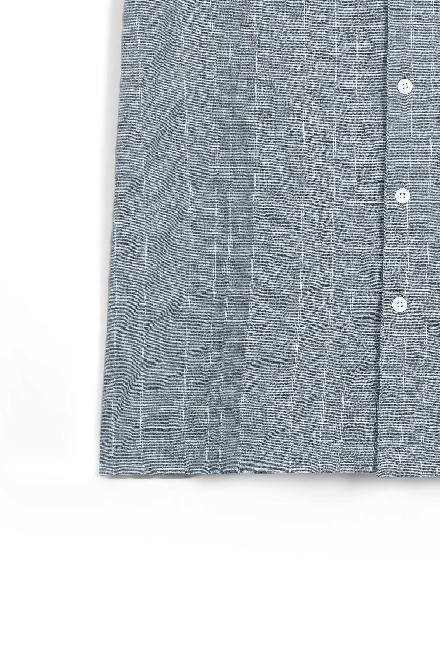 Stone Grey Resort Collar Shirt