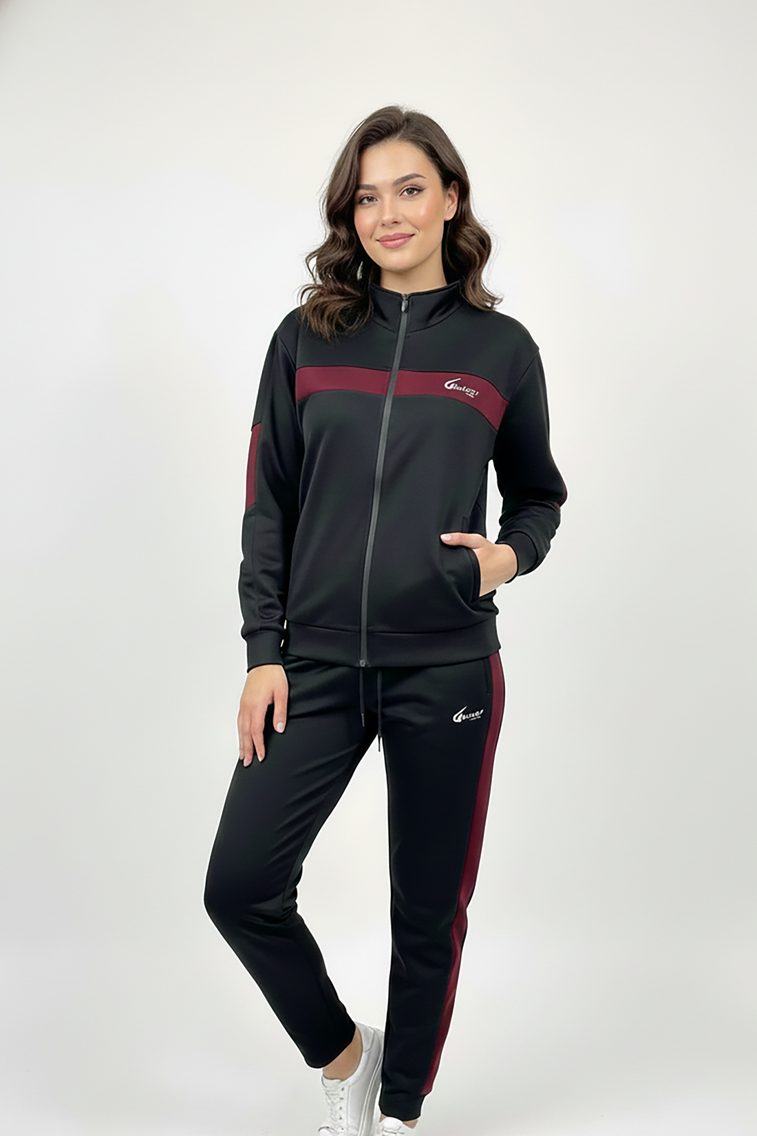Sleek Panel Scuba Tracksuit