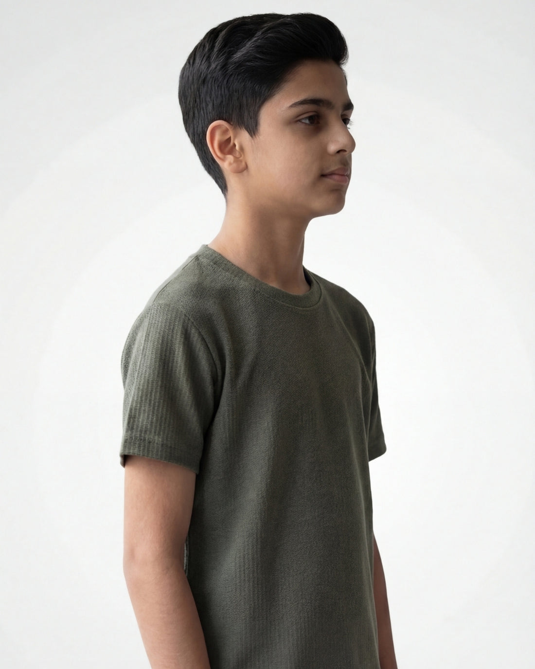 Vertical Waffle Grid Tee