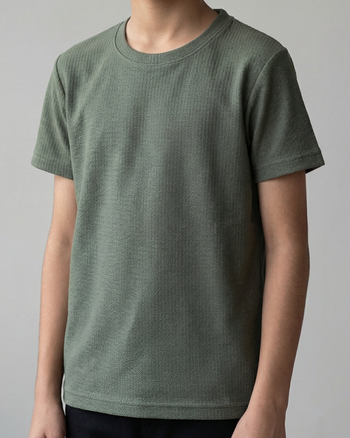 Vertical Waffle Grid Tee