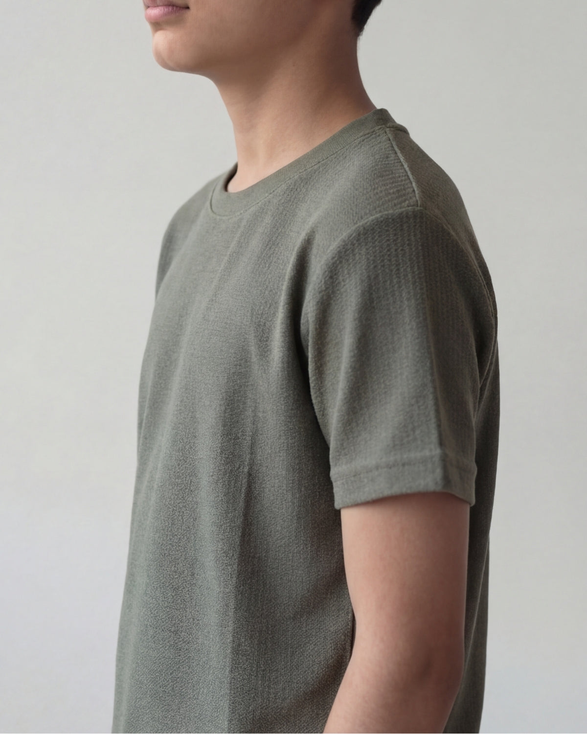 Vertical Waffle Grid Tee
