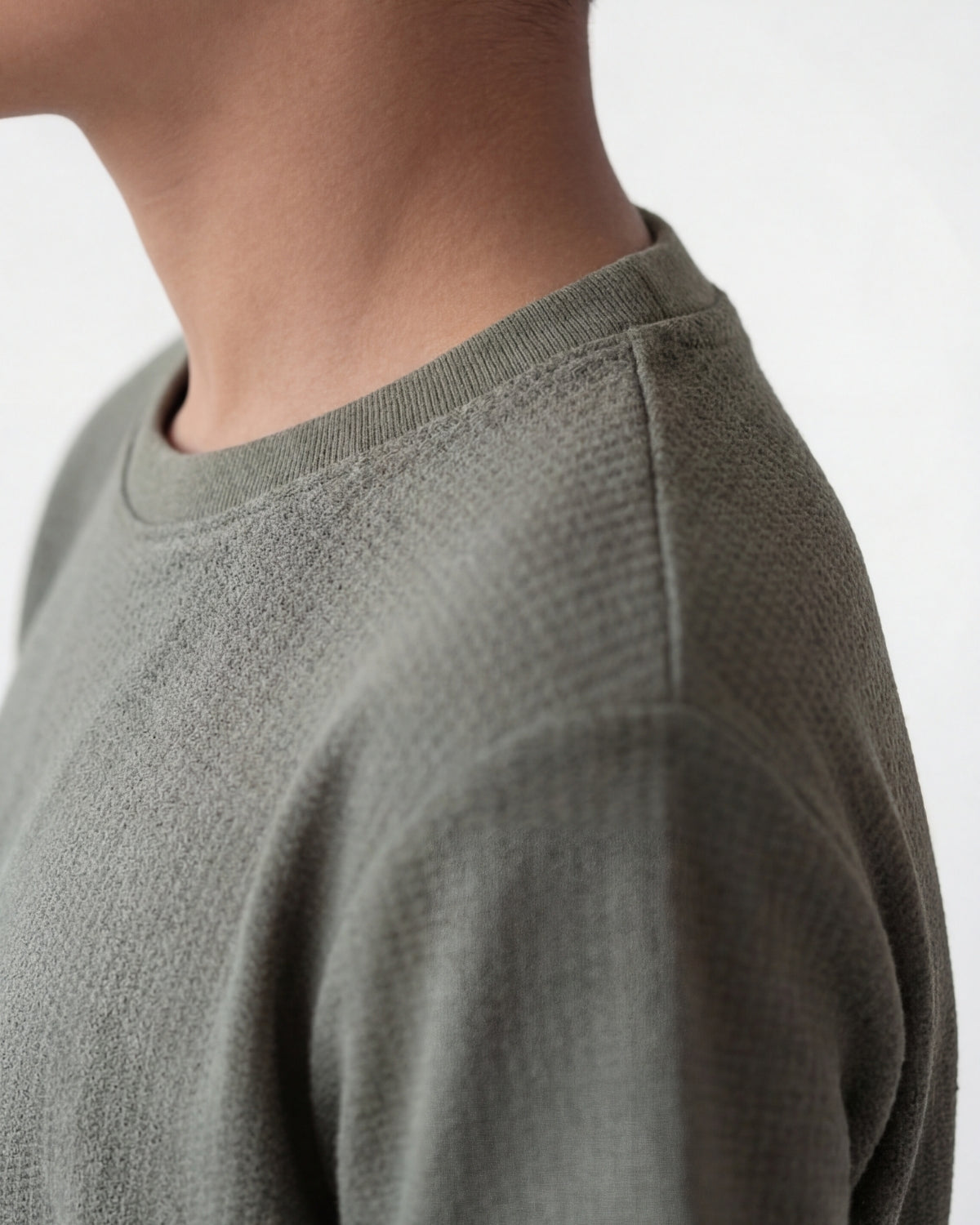 Vertical Waffle Grid Tee