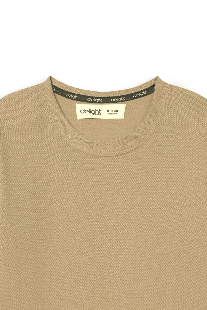 Vertical Waffle Grid Tee