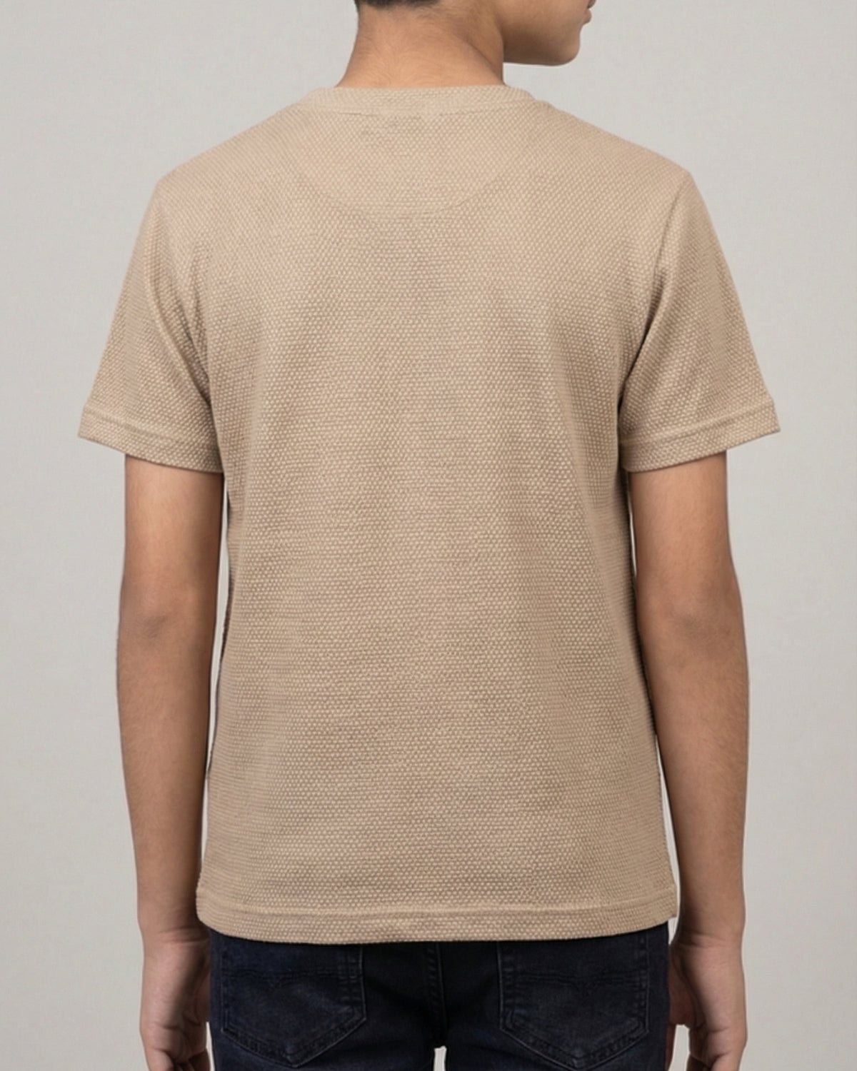 Premium Waffle Knit Pocket Tee