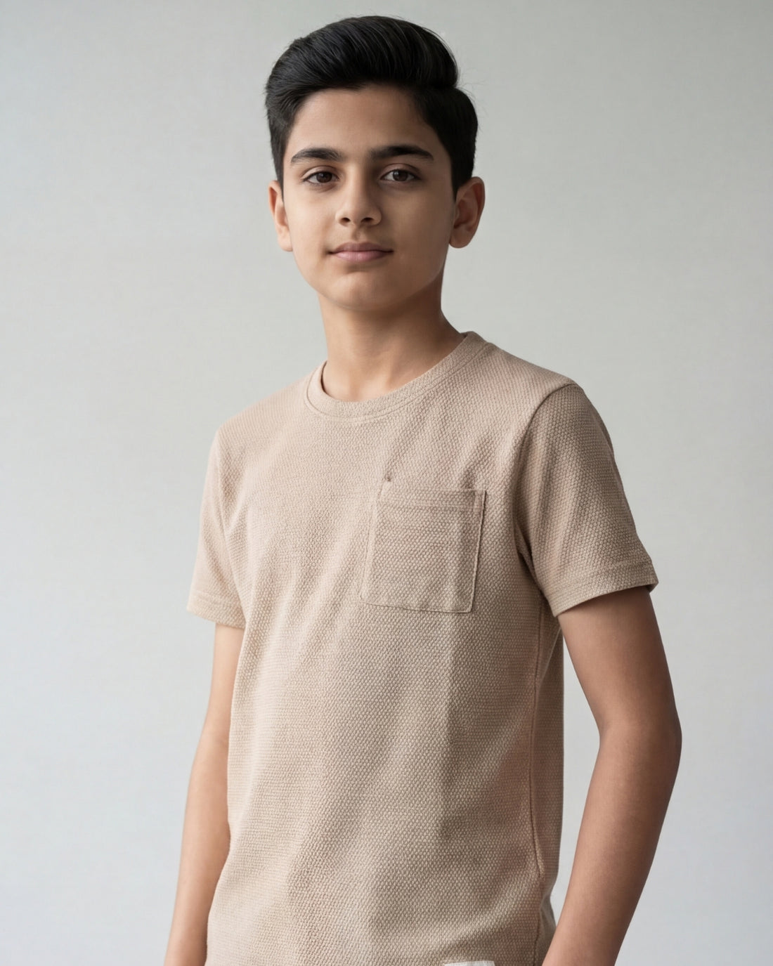 Premium Waffle Knit Pocket Tee