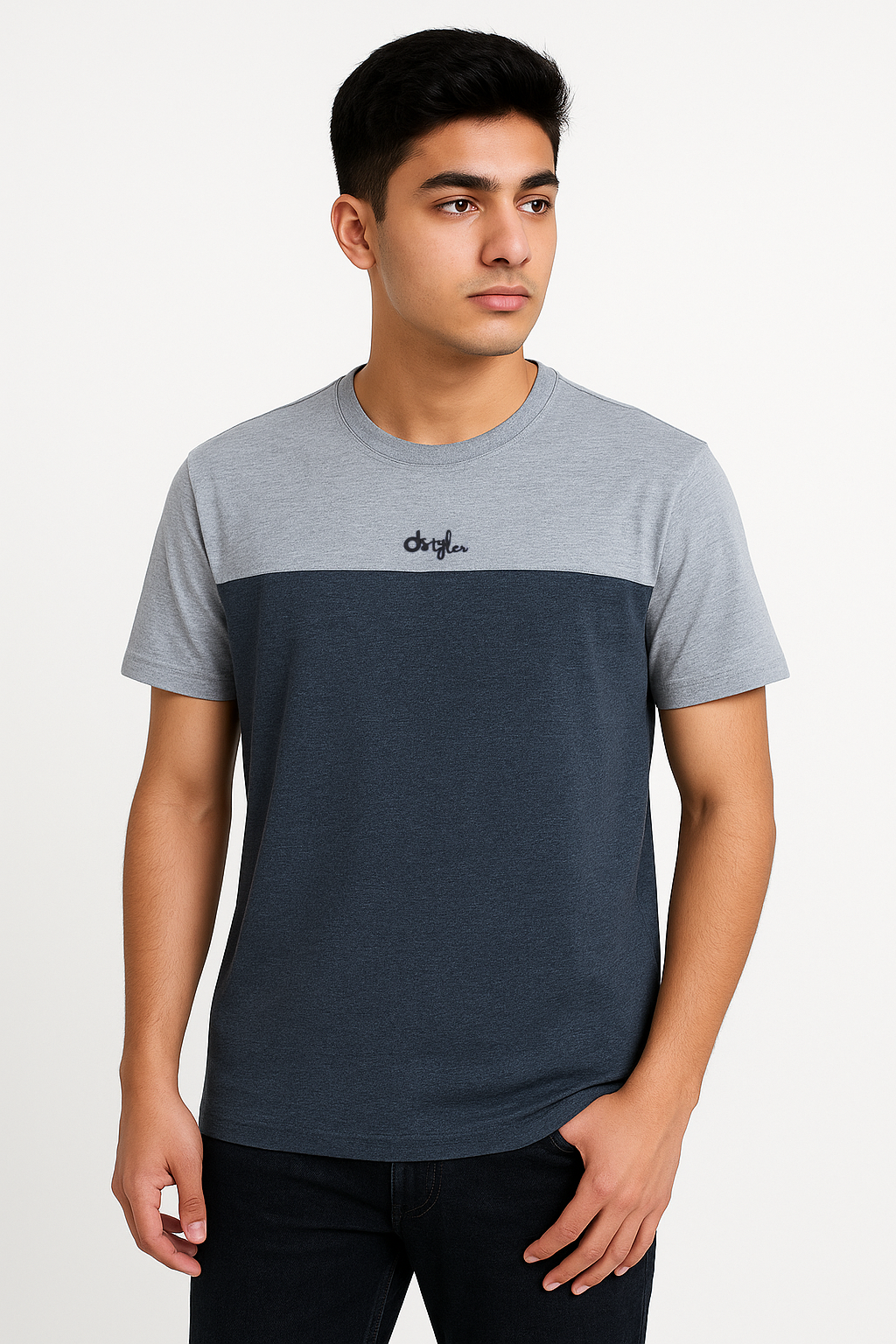 Men Cut And Sew T-Shirt