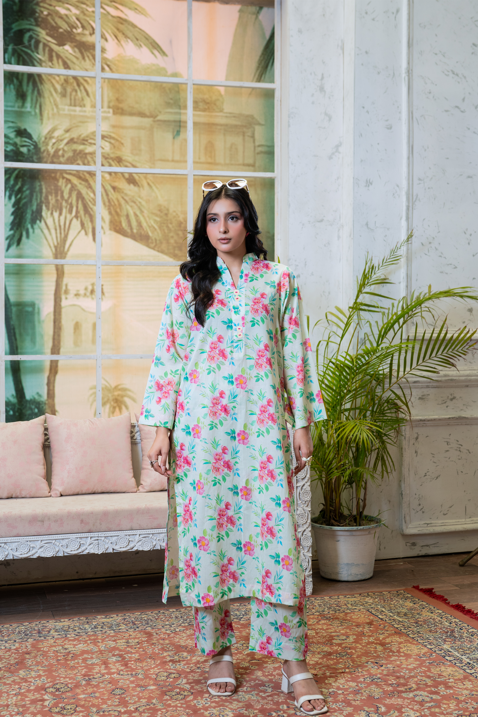 Blush Garden Lawn 2 Piece Suit Pret