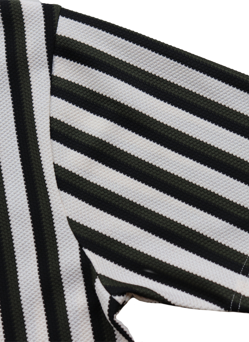 Stripe Textured T-Shirt