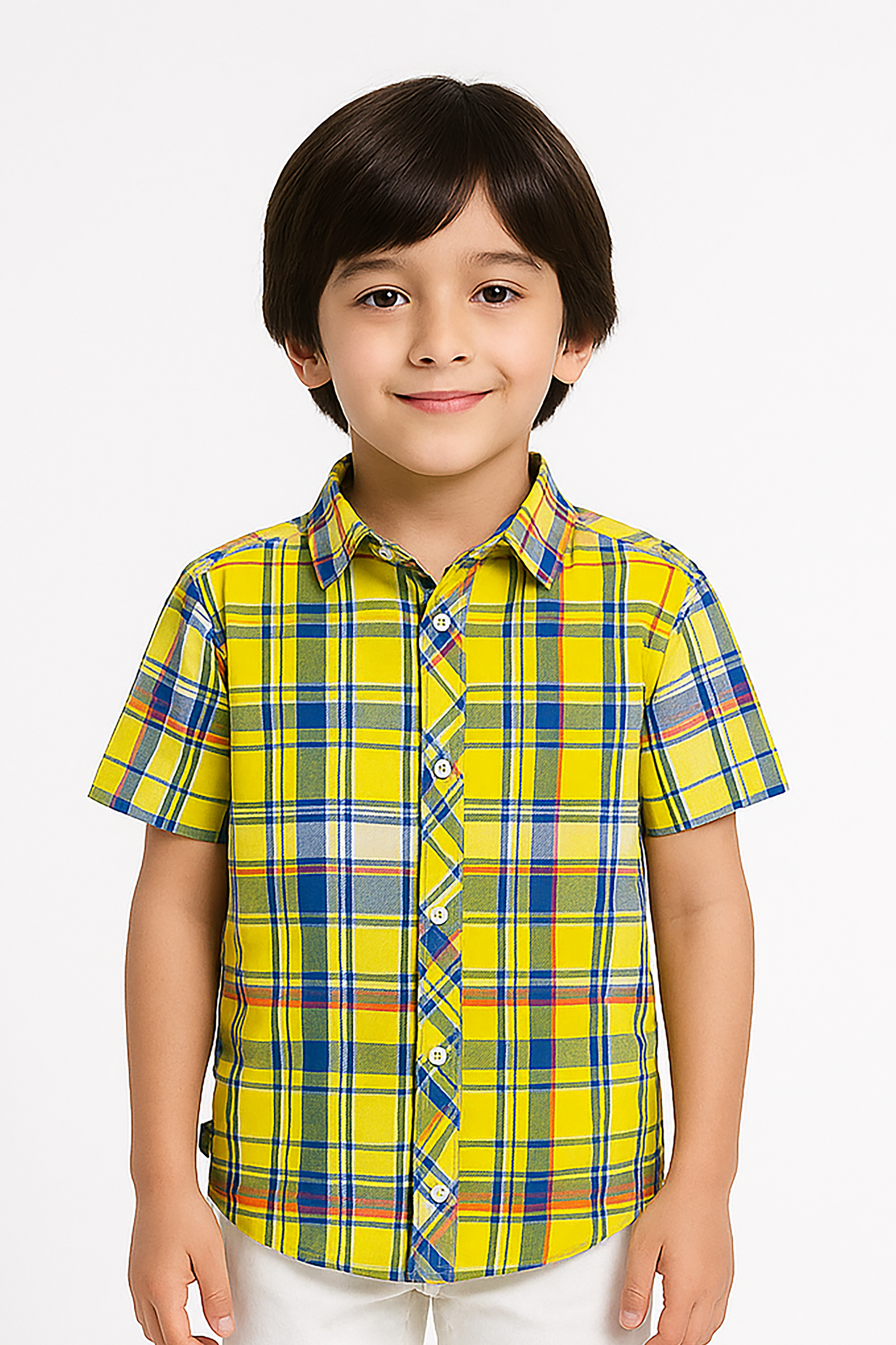 Half Sleeve Casual shirt Parrot Check