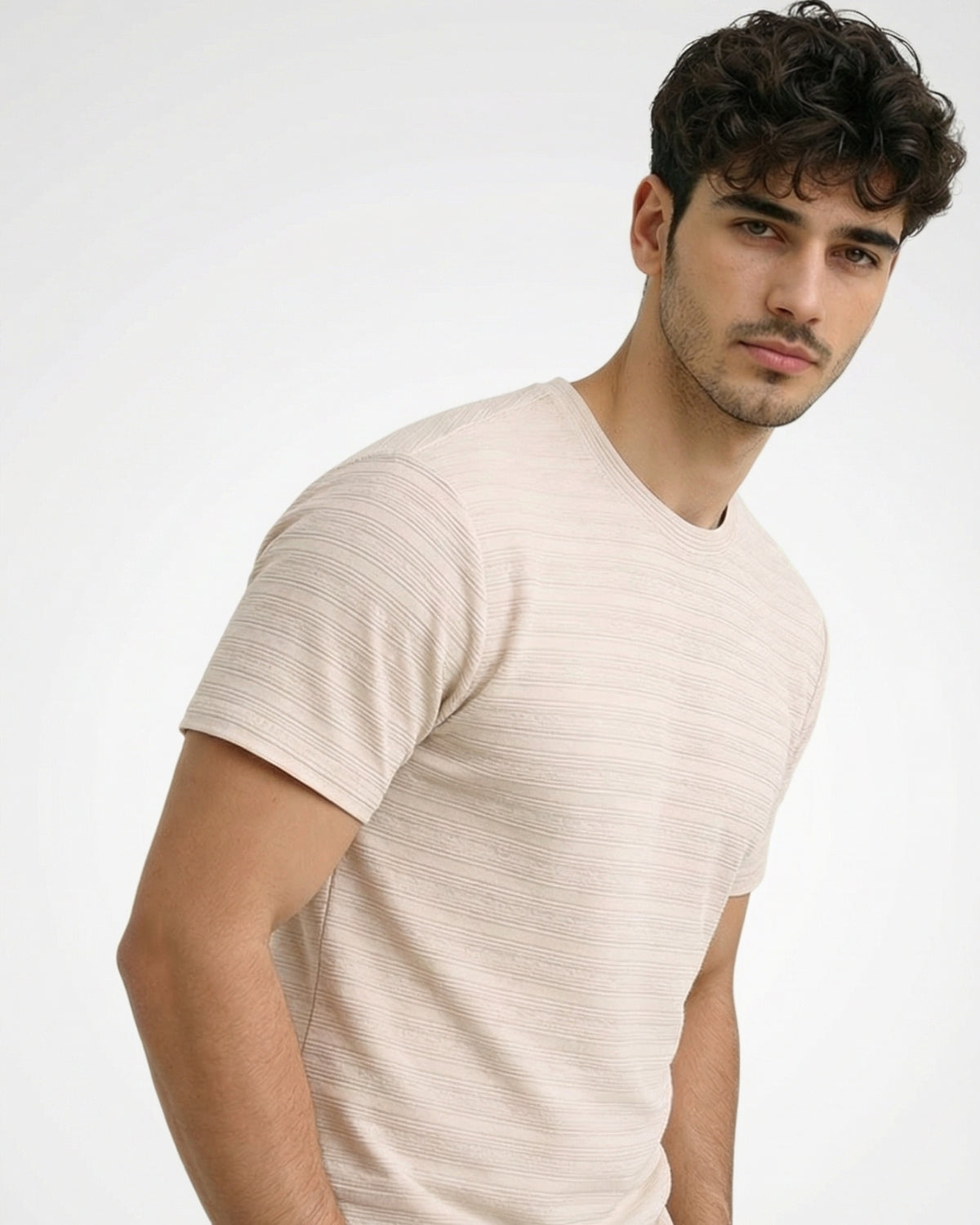 Urban Texture Drop Shoulder Tee