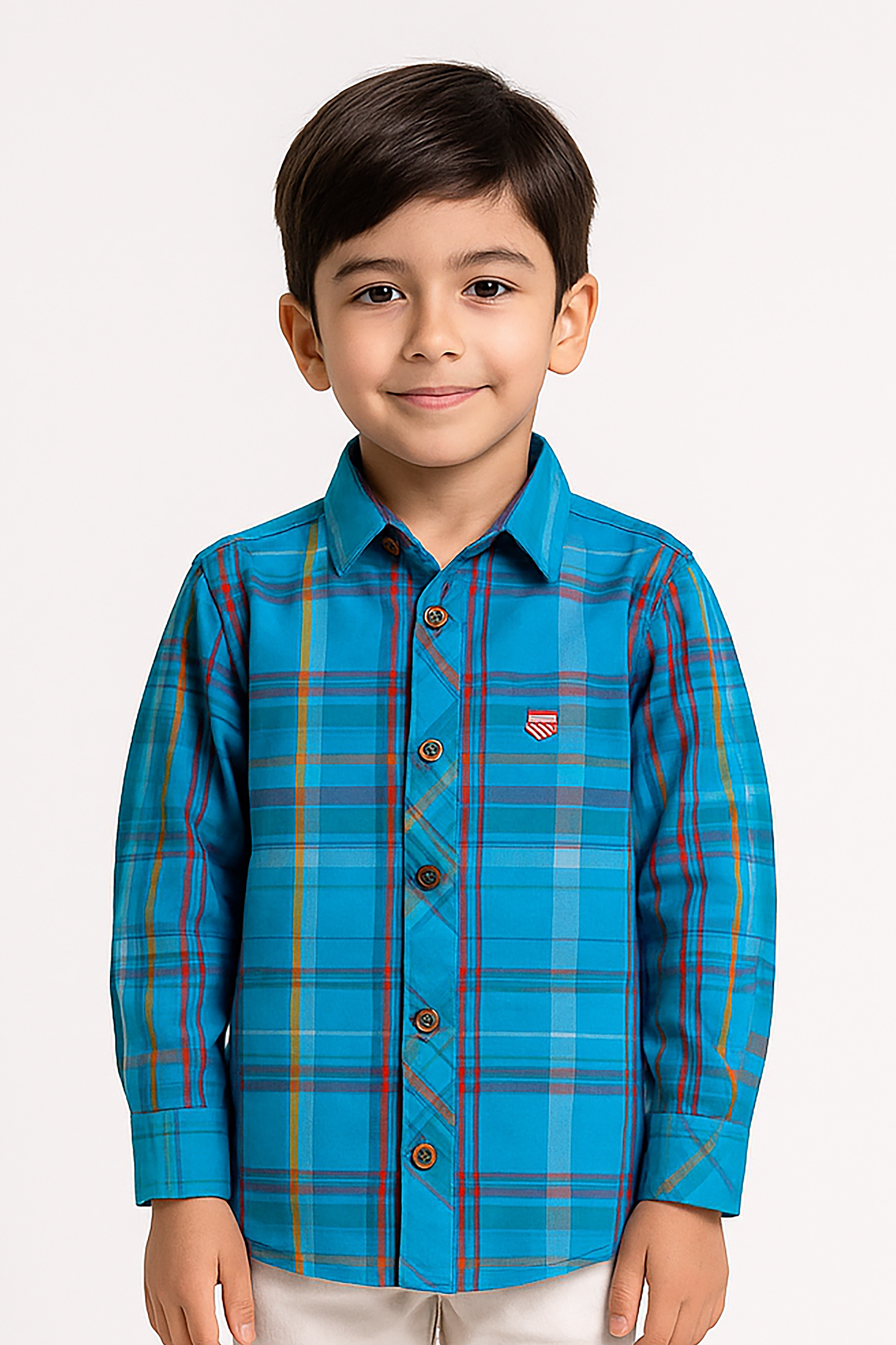 Casual Shirt Wood logo Ferozi