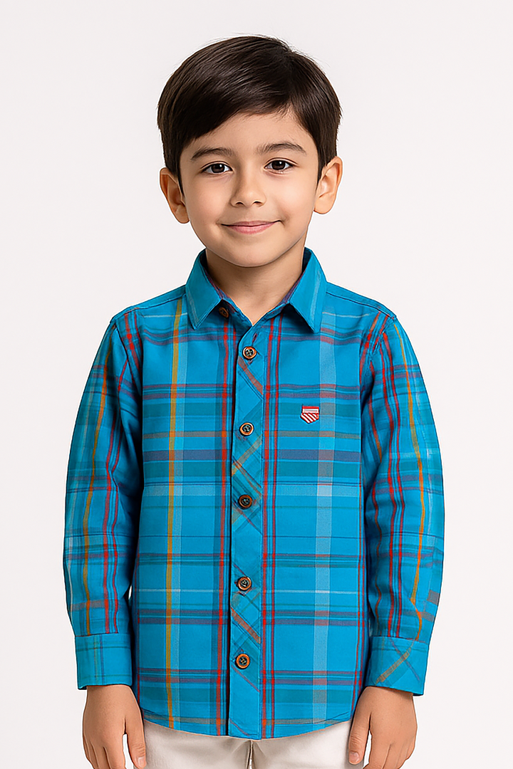 Casual Shirt Wood logo Ferozi