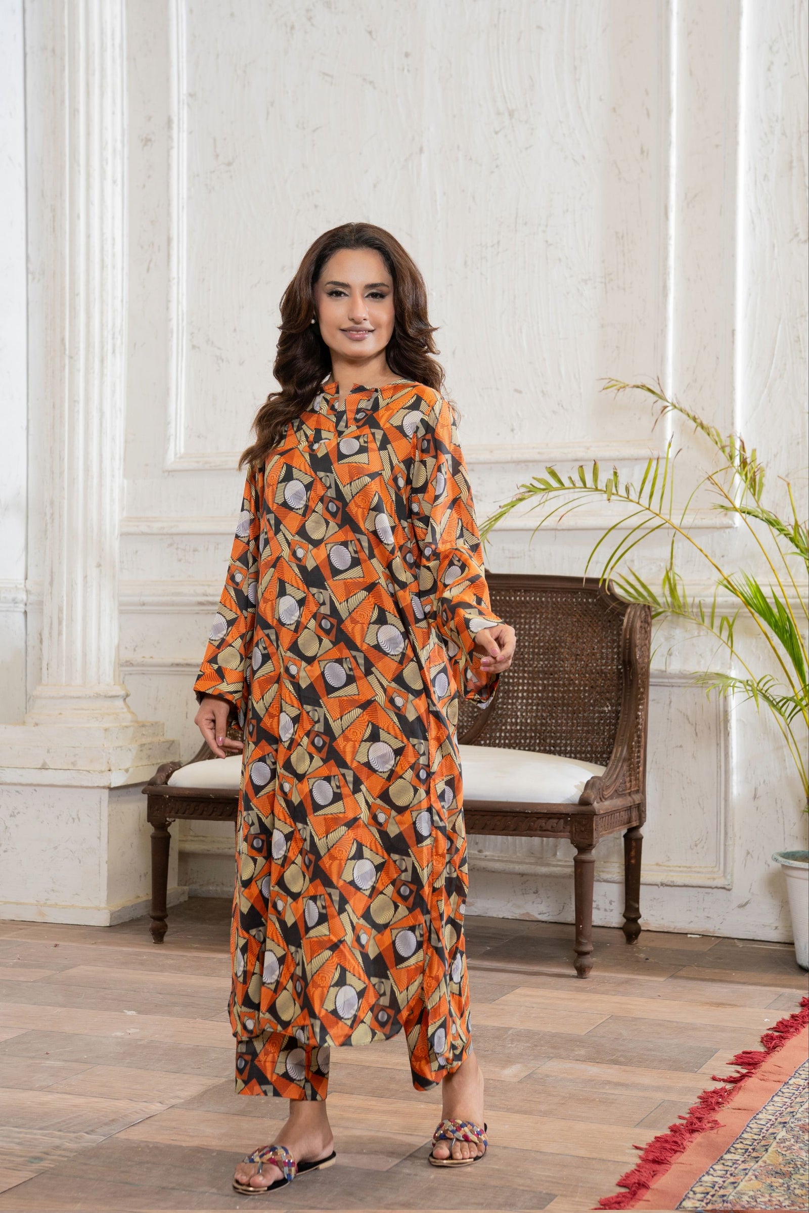 Amber Mosaic Lawn 2 Piece Suit Pret