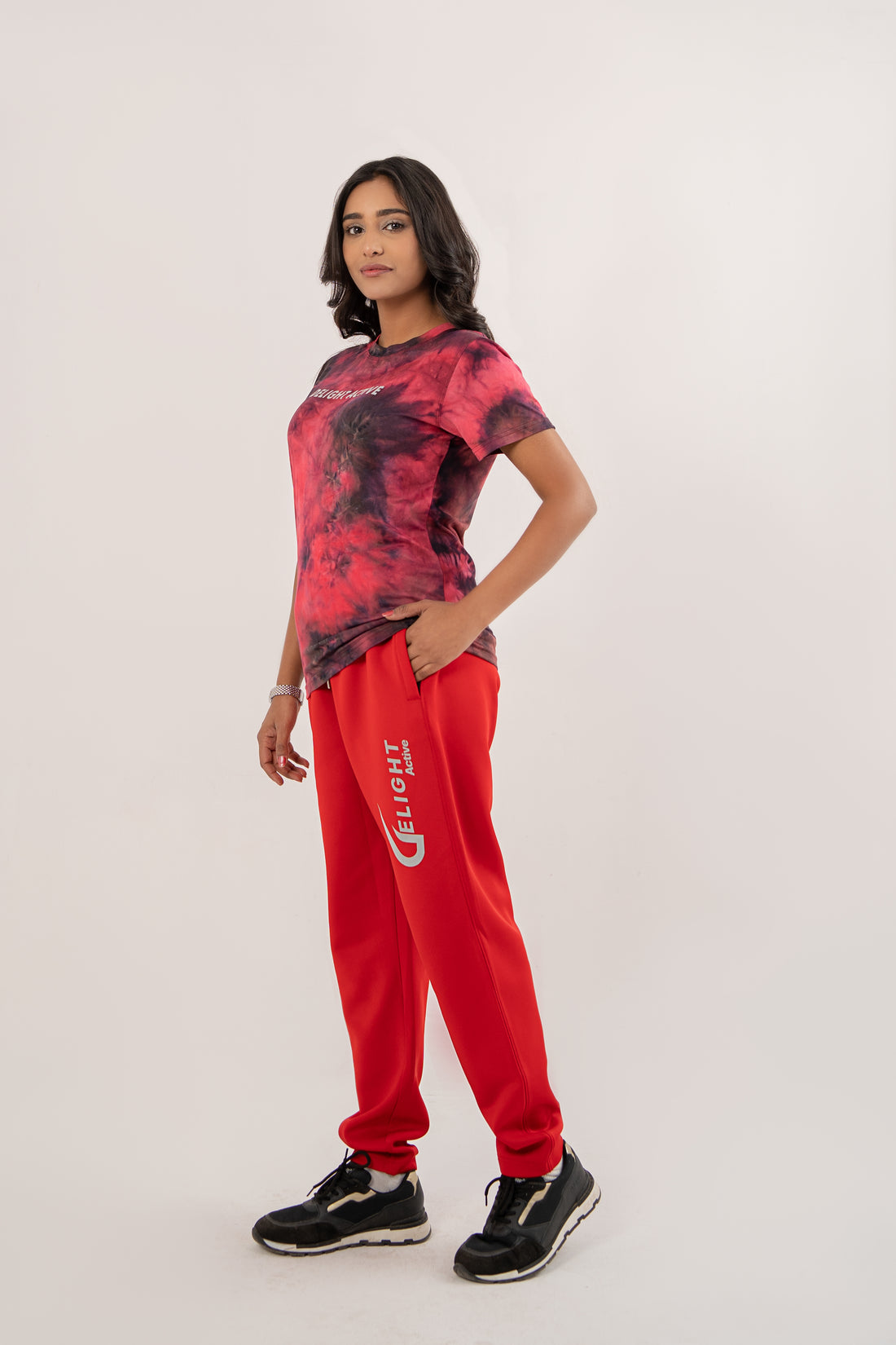 Women Active Wear Trouser Red