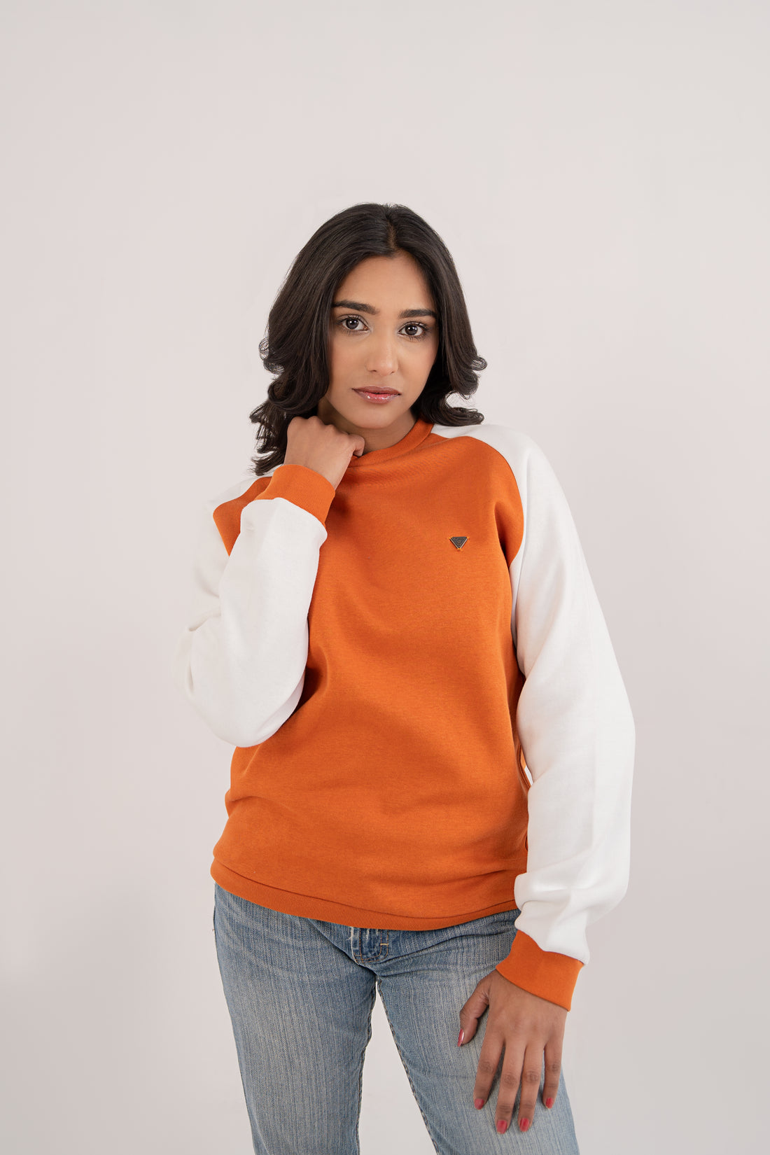 Raglan sleeve Women Sweat Shirt