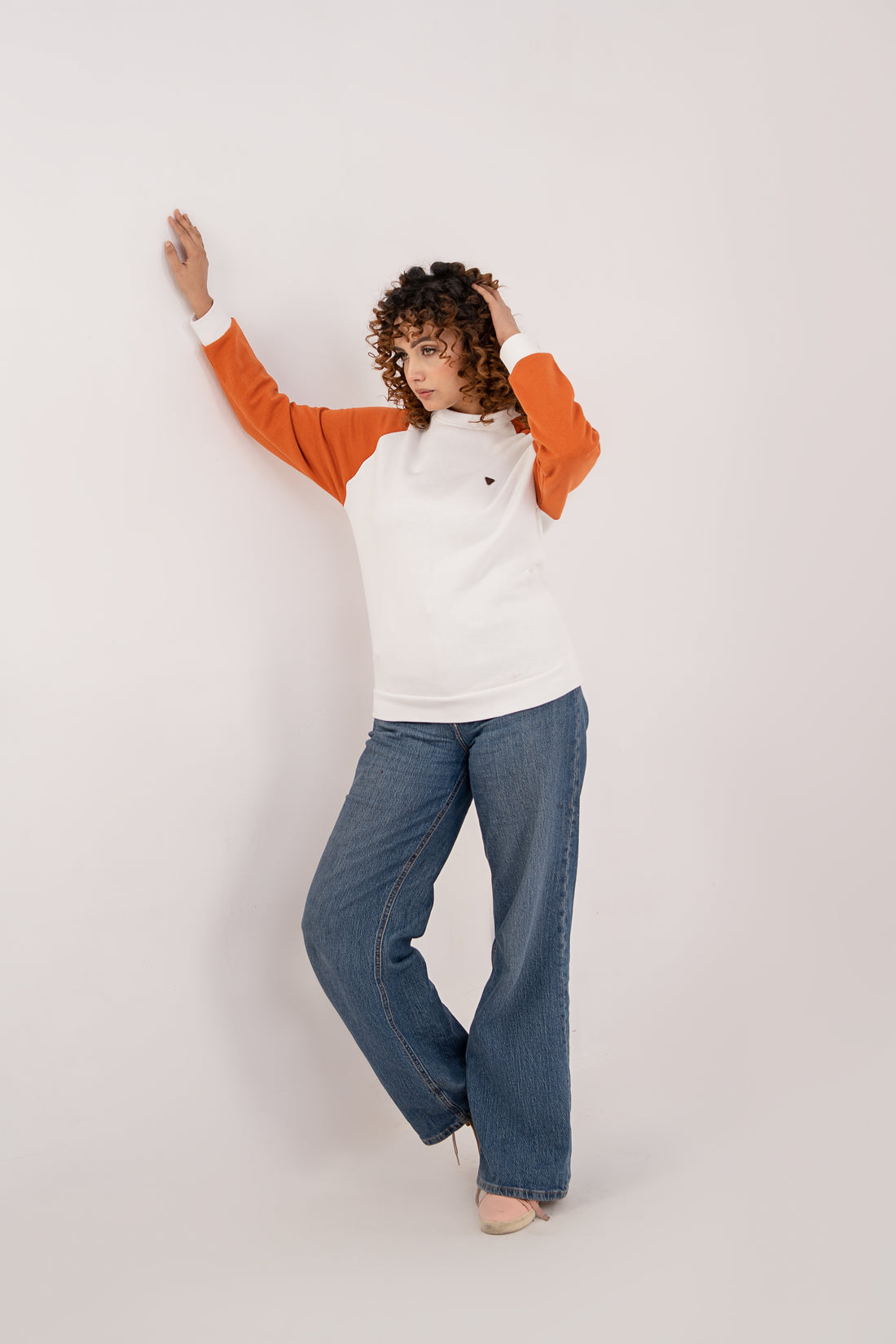 Raglan sleeve Women Sweat Shirt