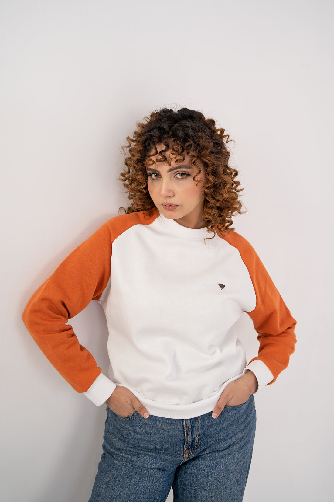 Raglan sleeve Women Sweat Shirt