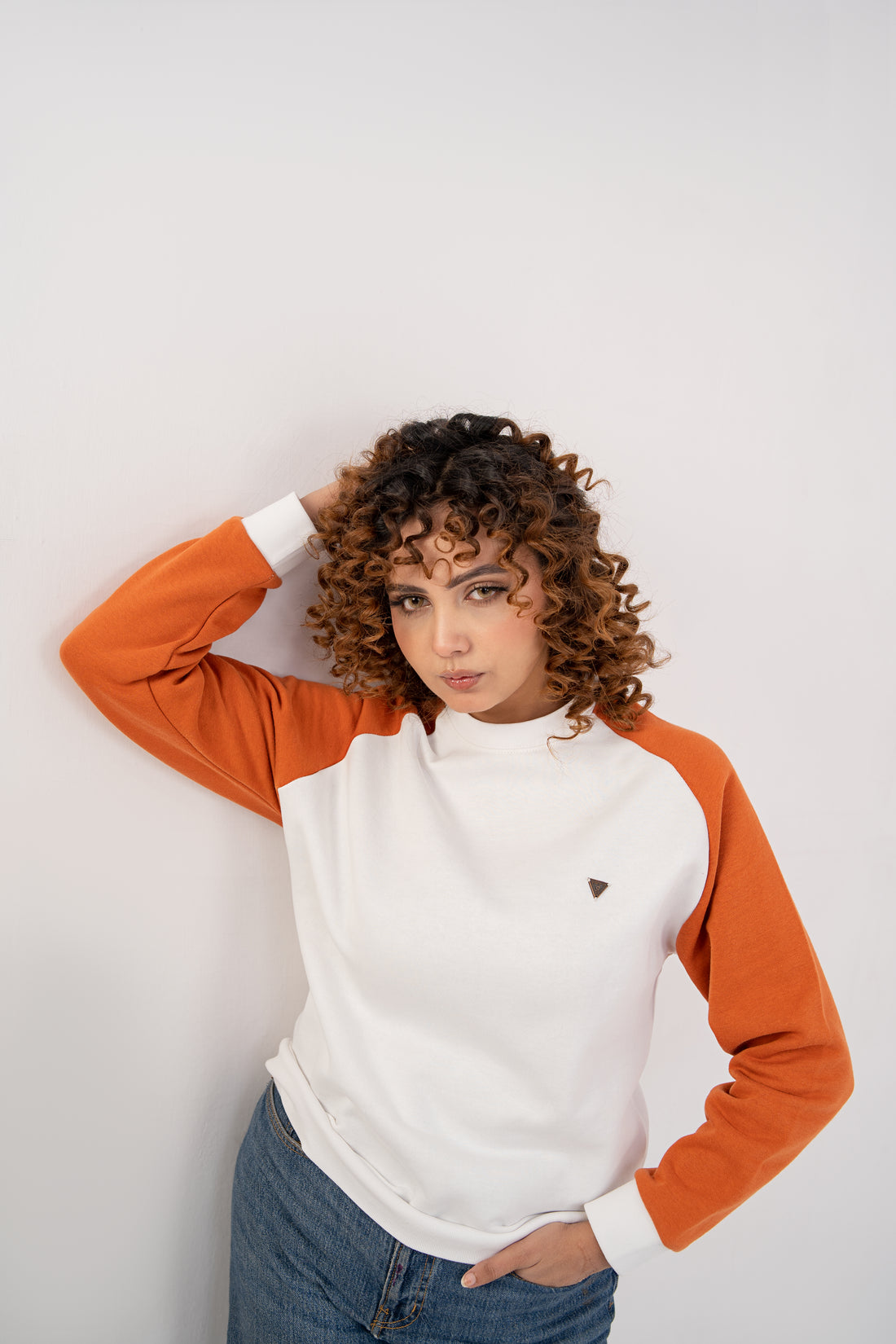 Raglan sleeve Women Sweat Shirt