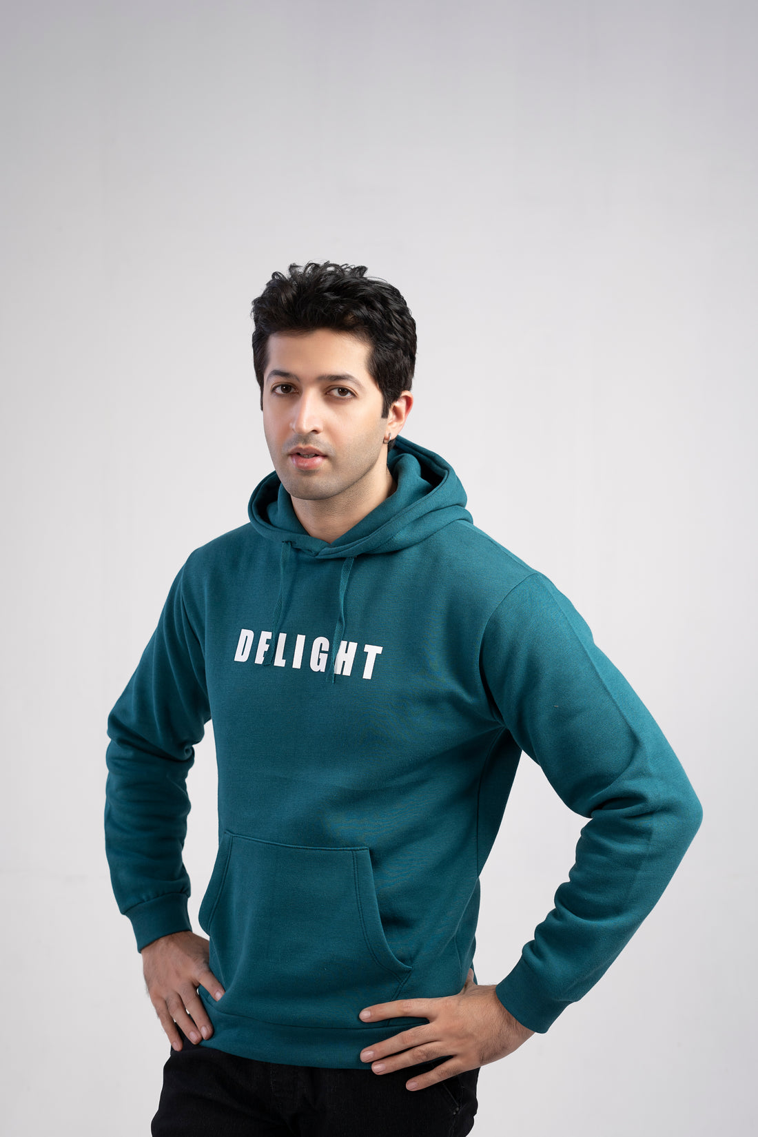 Men Hoodie With Screen Printing