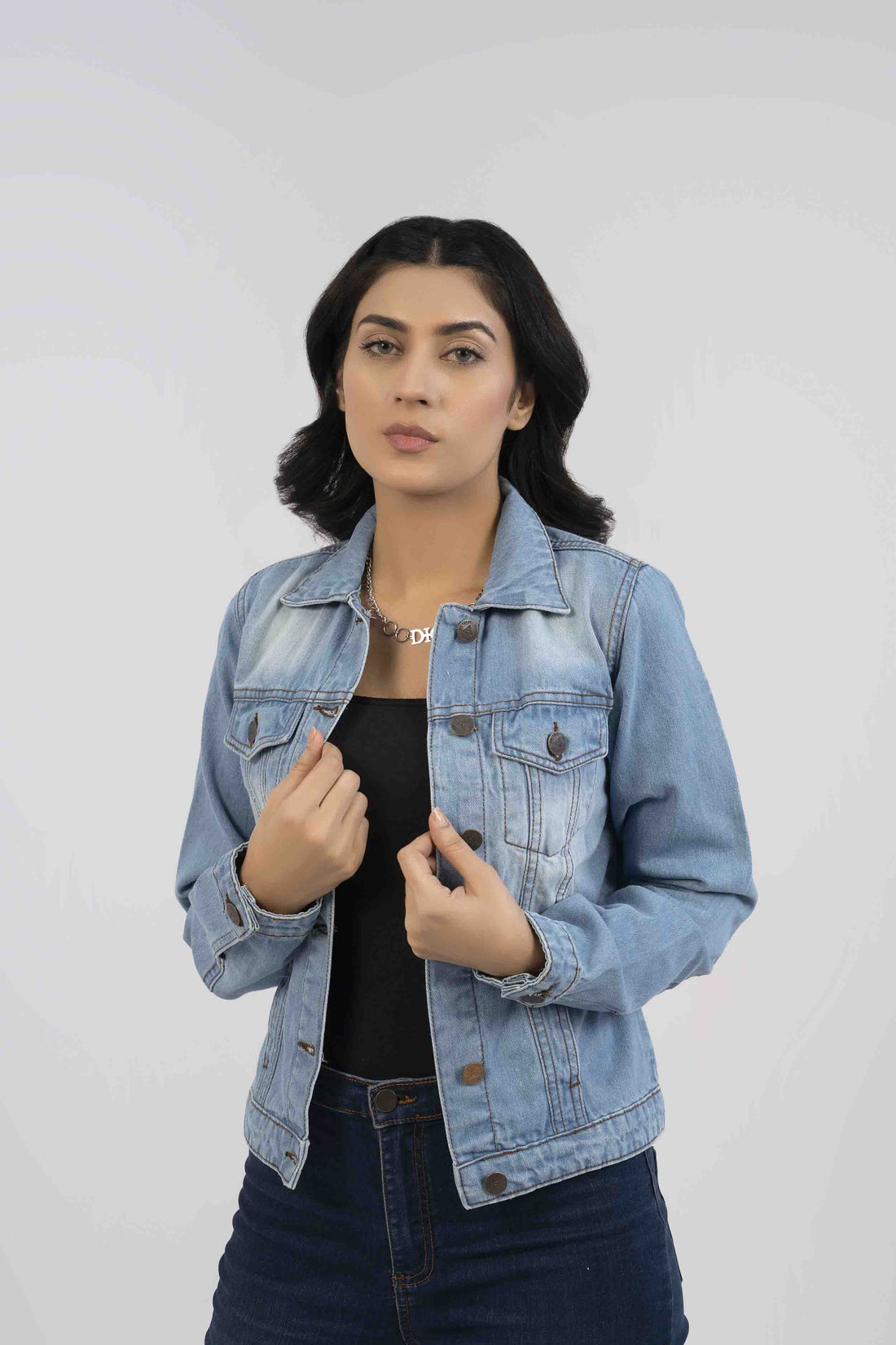 Denim Women Jacket Light Wash