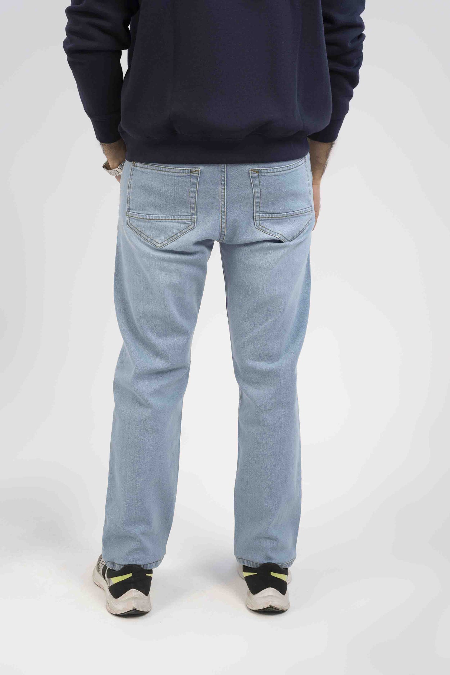 Regular Fit Light Wash Color Jeans