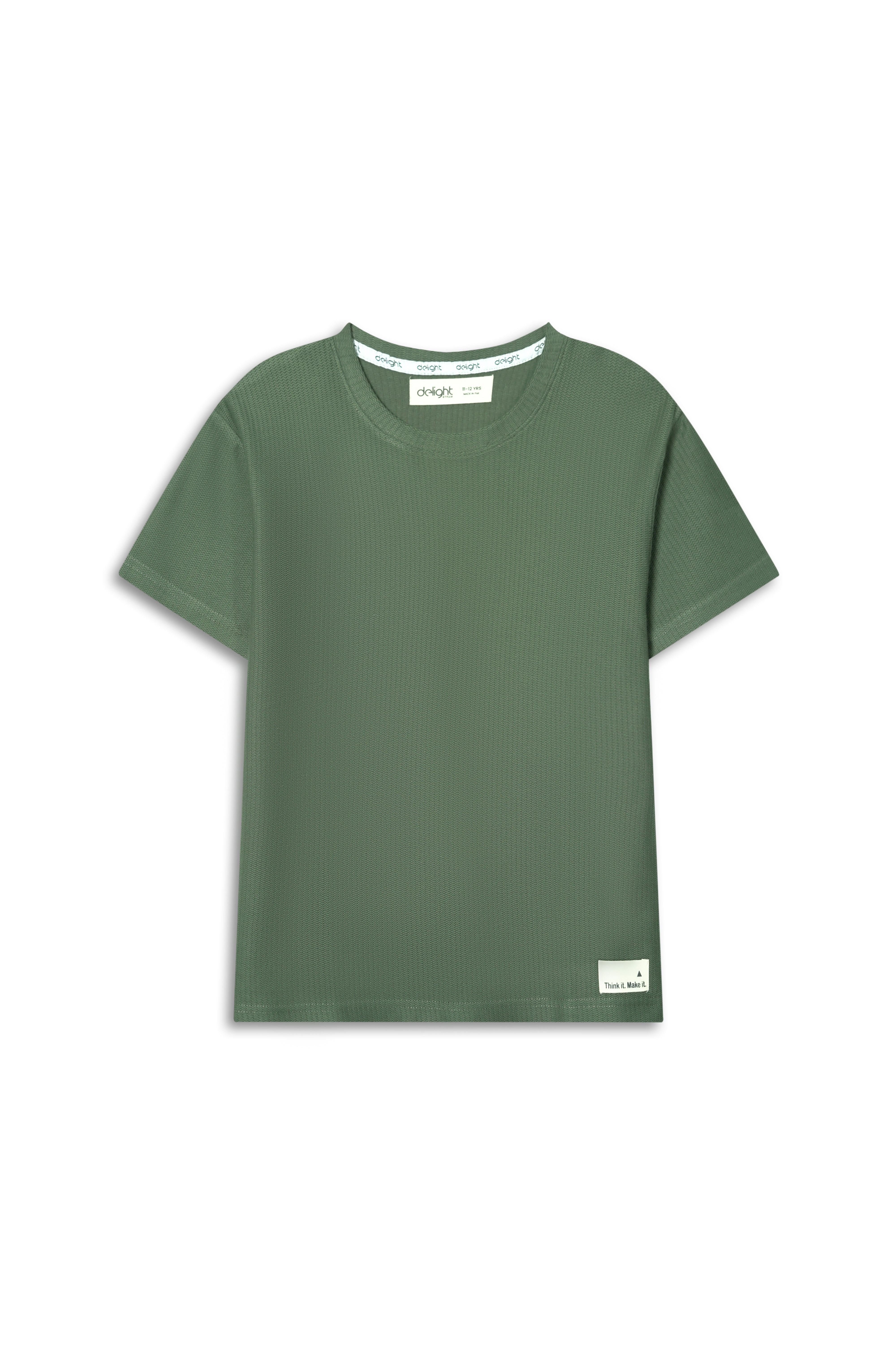 Vertical Waffle Grid Tee