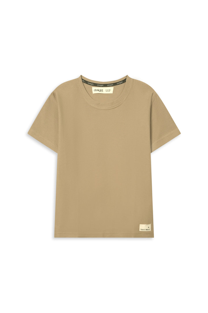 Vertical Waffle Grid Tee
