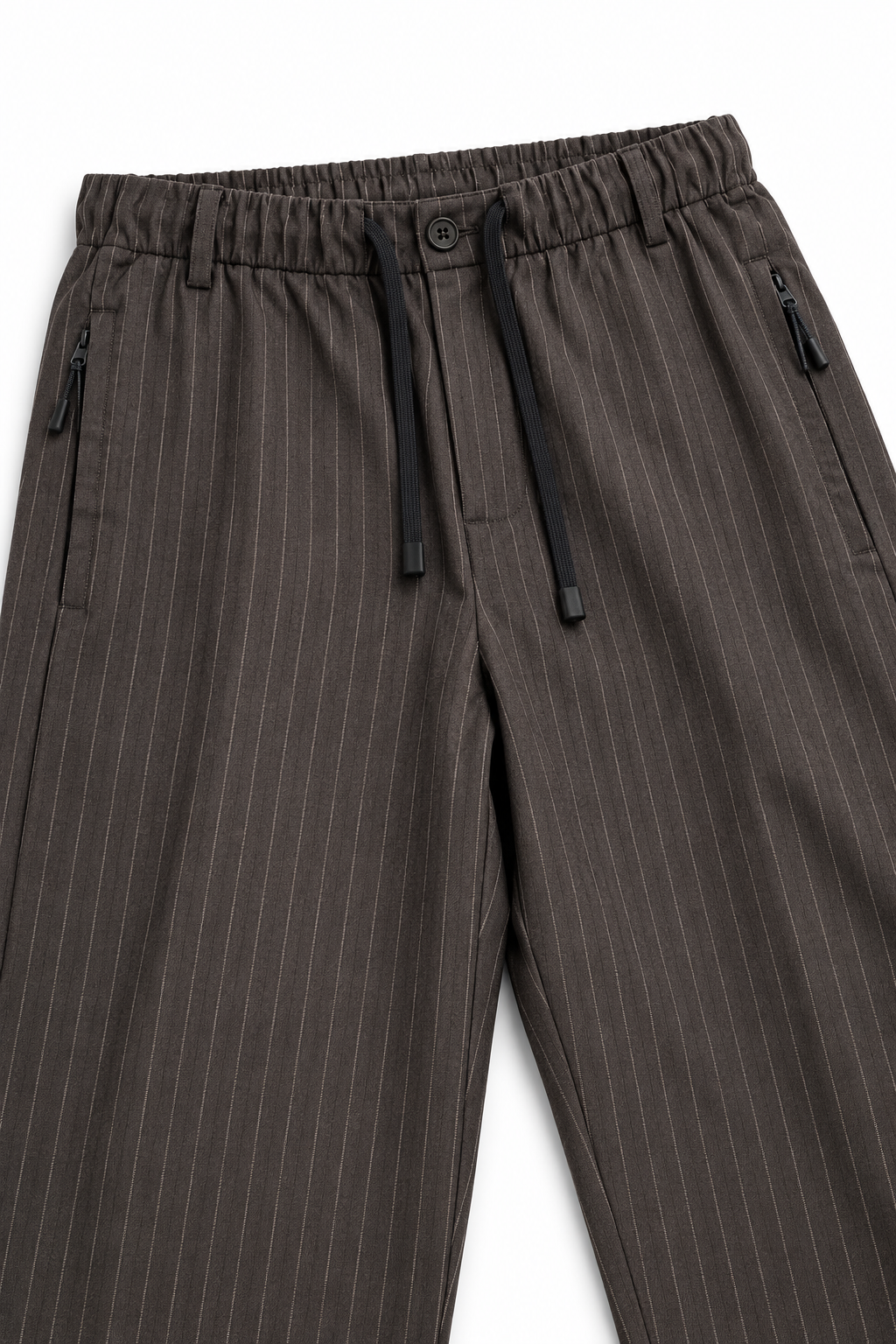 Men’s Relaxed-Fit Pinstripe Trousers