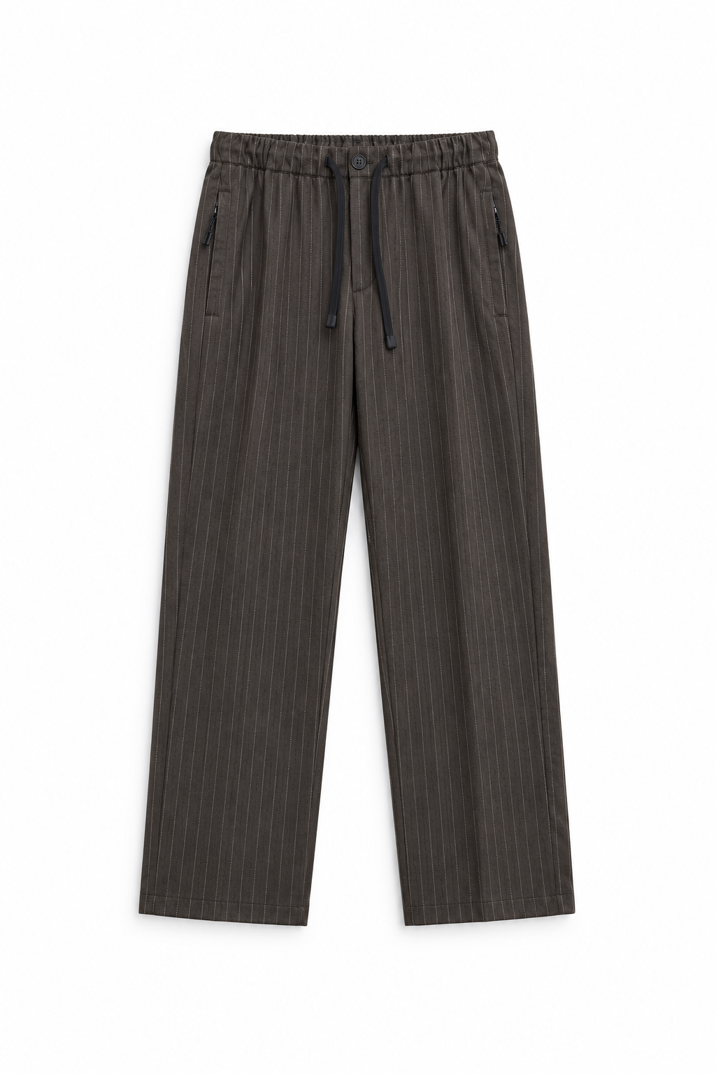 Men’s Relaxed-Fit Pinstripe Trousers