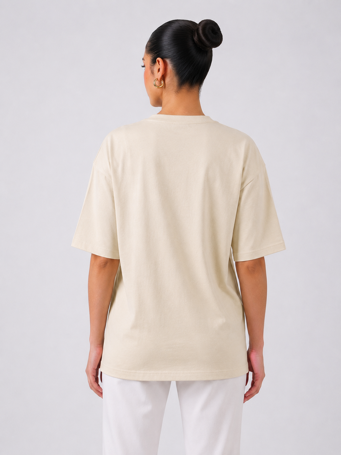 Ivory Essentials Oversized Tee
