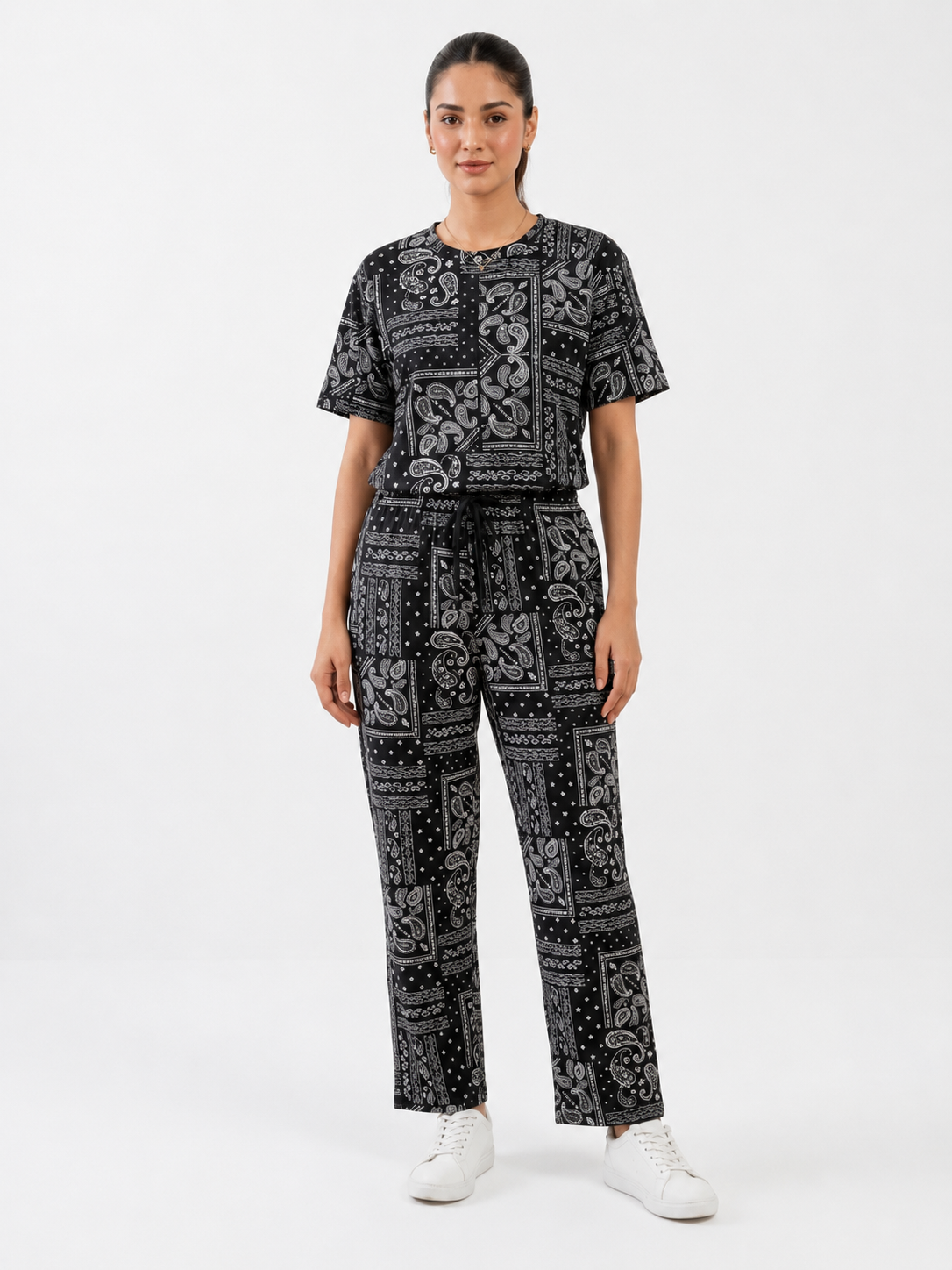 Paisley Print Cotton Co-Ord Set
