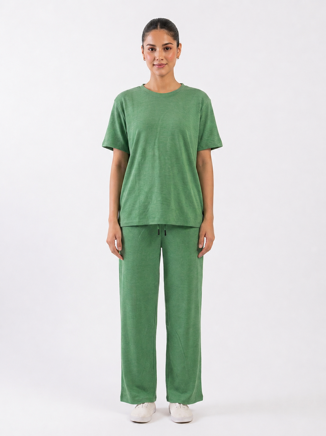 Melange Wide-Leg Co-ord