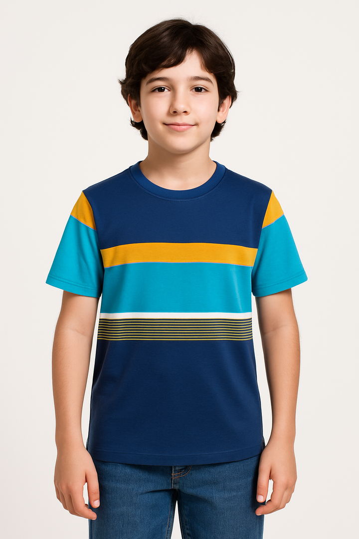 BOYS T- SHIRT STRIPER