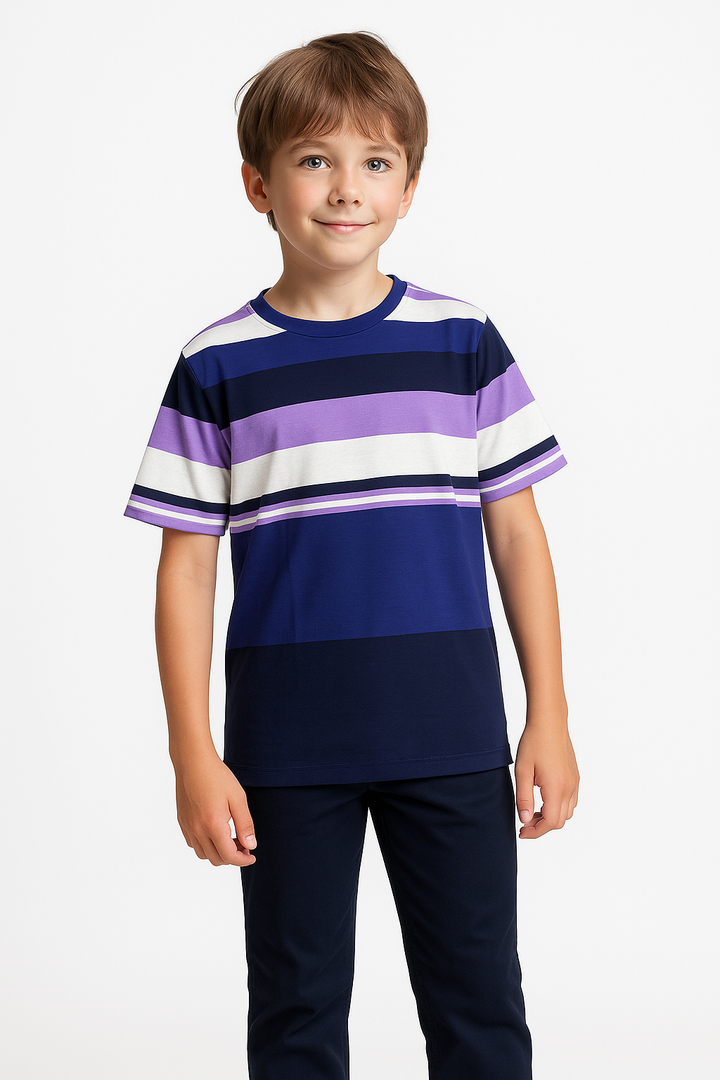 BOYS T- SHIRT STRIPER